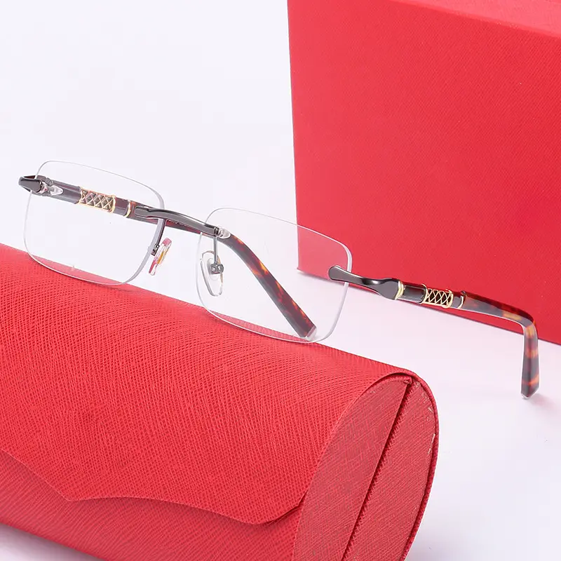 Europe & US Cross Border Frameless Sunglasses Men Women - Image 4