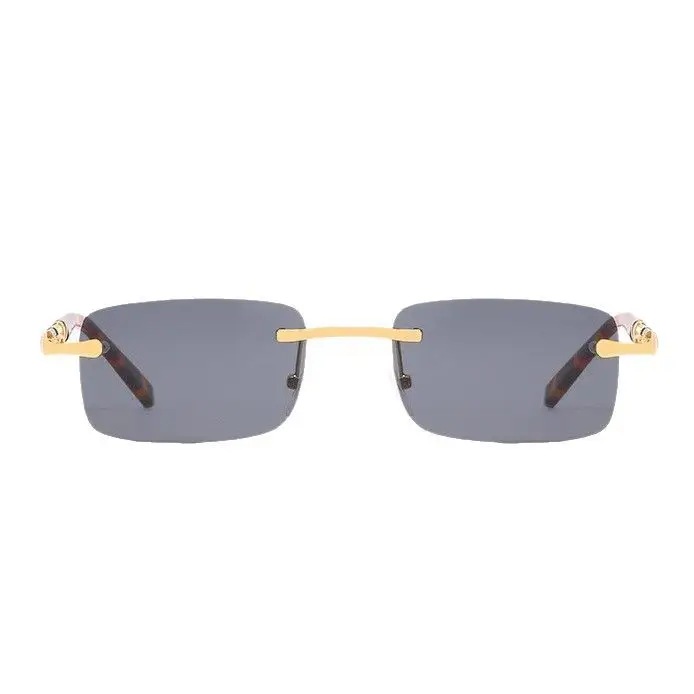 Europe & US Cross Border Frameless Sunglasses Men Women - Image 5
