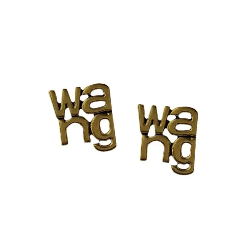 Retro Gold English Earrings for Women 2024 - Image 6