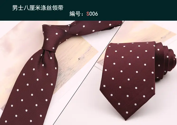 Men's 8cm Striped Hand Tie Navy Blue - Image 2