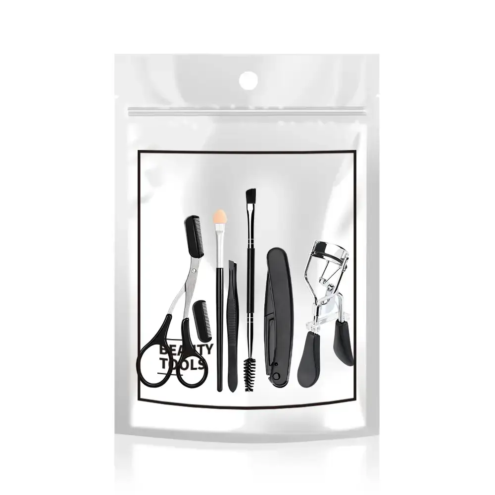 New Milk White Eyebrow Trimming Knife 4-Piece Set - Image 9