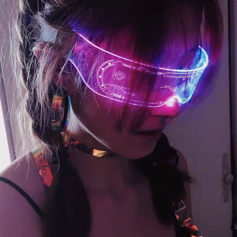 European Rechargeable Glare LED Glasses FG19 - Image 12