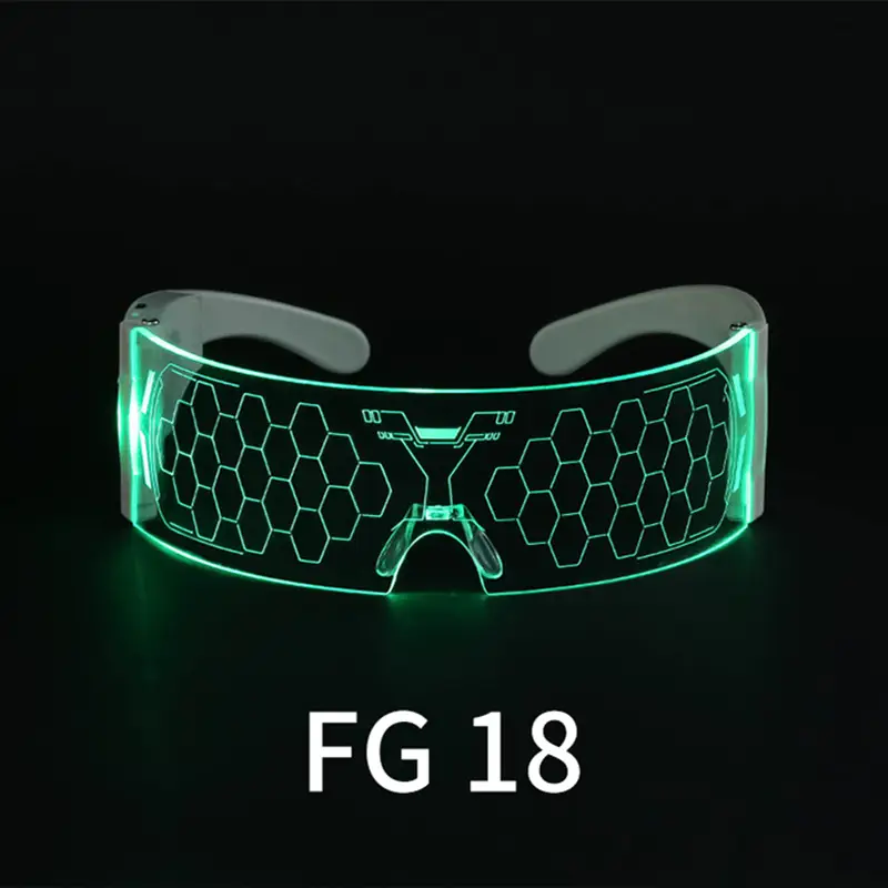 European Rechargeable Glare LED Glasses FG19 - Image 5