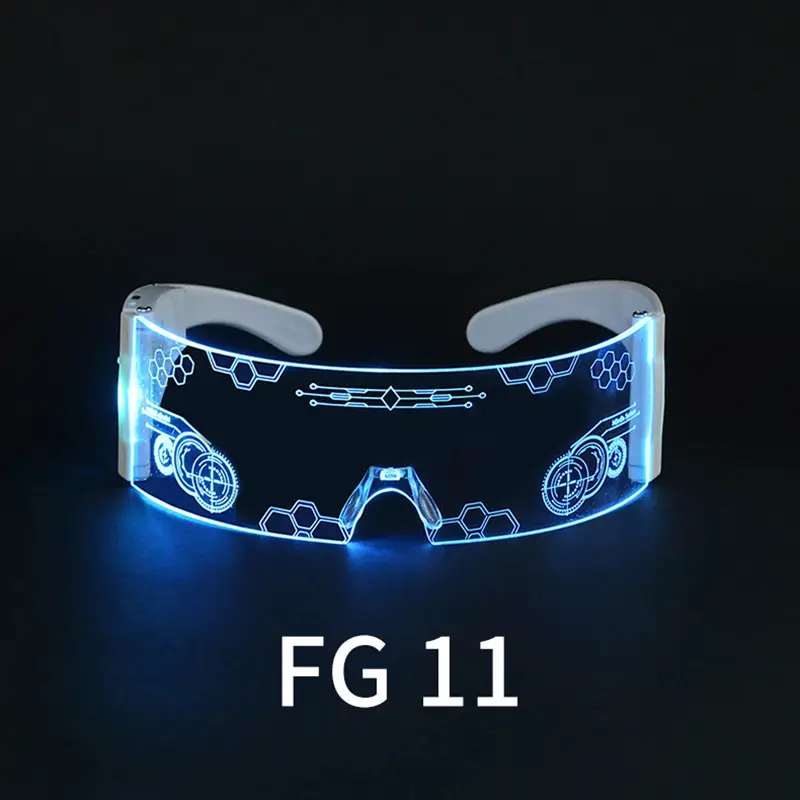 European Rechargeable Glare LED Glasses FG19 - Image 7