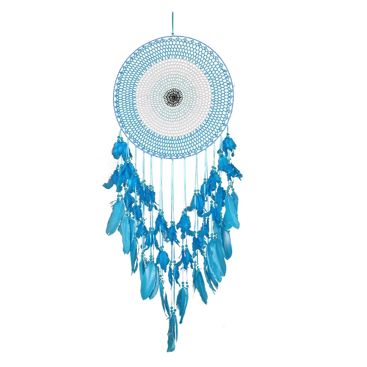Blue Enchantress Dream Catcher 40cm Feather Decor - Image 12