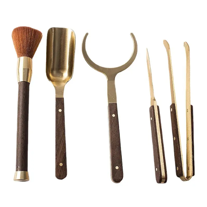 Pure Copper Tea Spoon with Solid Wood Handle - Image 15