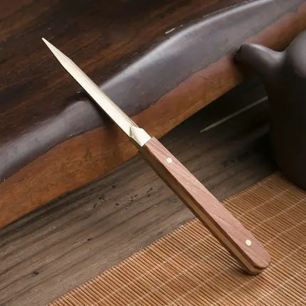 Pure Copper Tea Spoon with Solid Wood Handle - Image 8