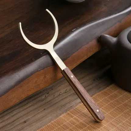 Pure Copper Tea Spoon with Solid Wood Handle - Image 9