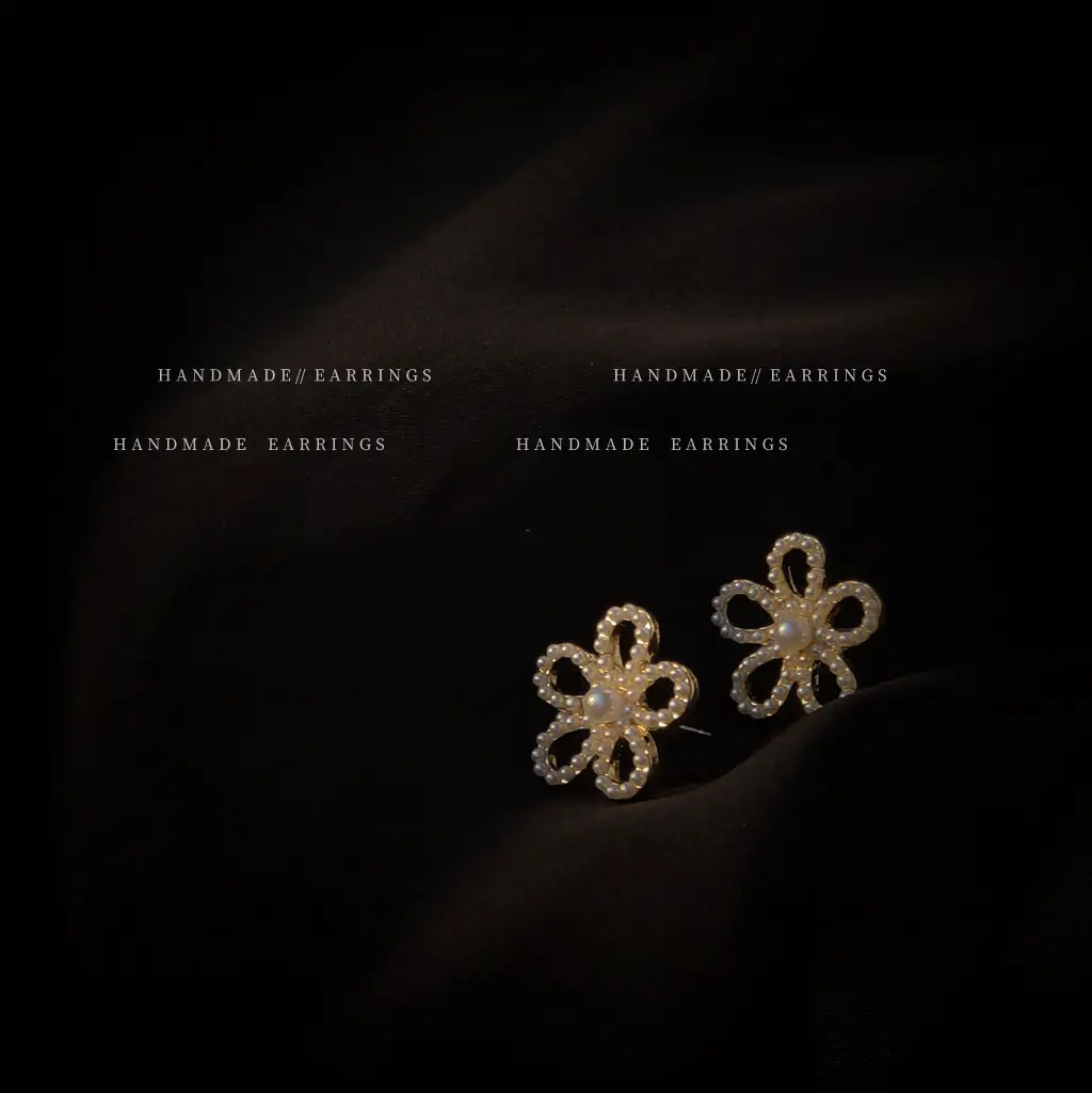 S925 Silver Pearl Flower Earrings for Women - Image 5