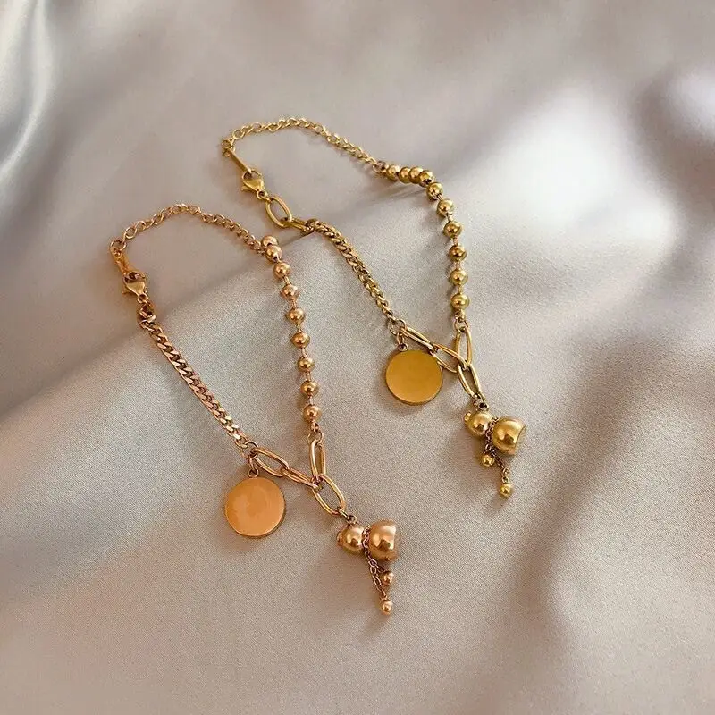 18k Rose Gold Gourd Bracelet for Women - Image 5