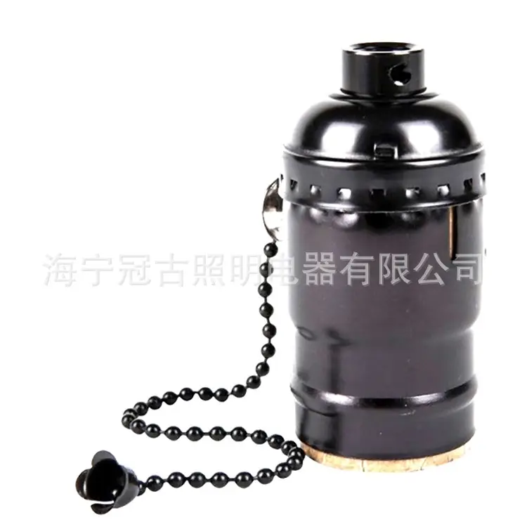 Retro Aluminum Lamp Holder with Screw Zippers - Image 2