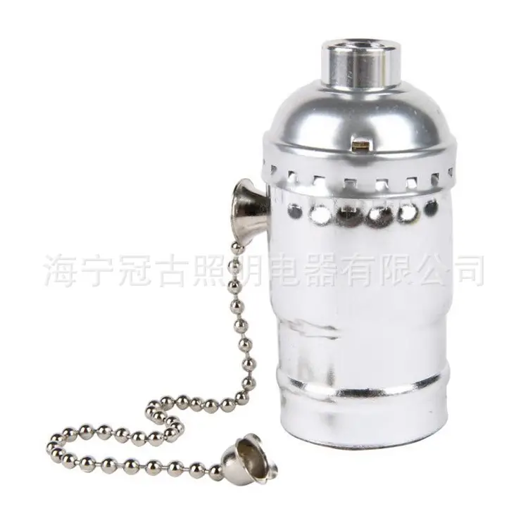 Retro Aluminum Lamp Holder with Screw Zippers - Image 4