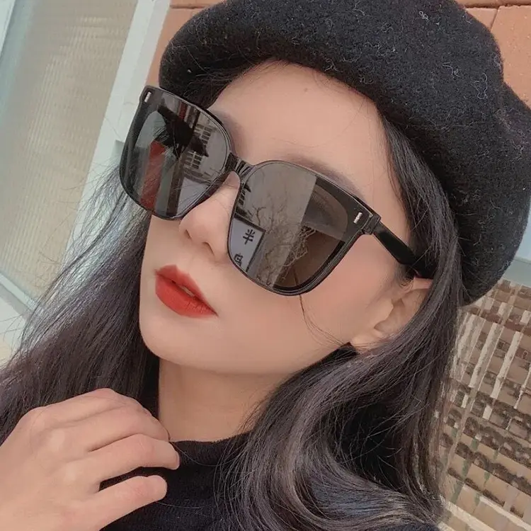 2021 Retro Korean Style Big Face Slimming Sunglasses for Women - Image 4