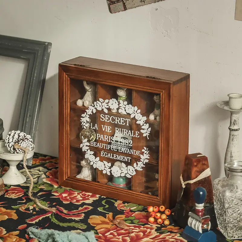 Small Wooden Jewelry Storage Box for Desktop Use - Image 5