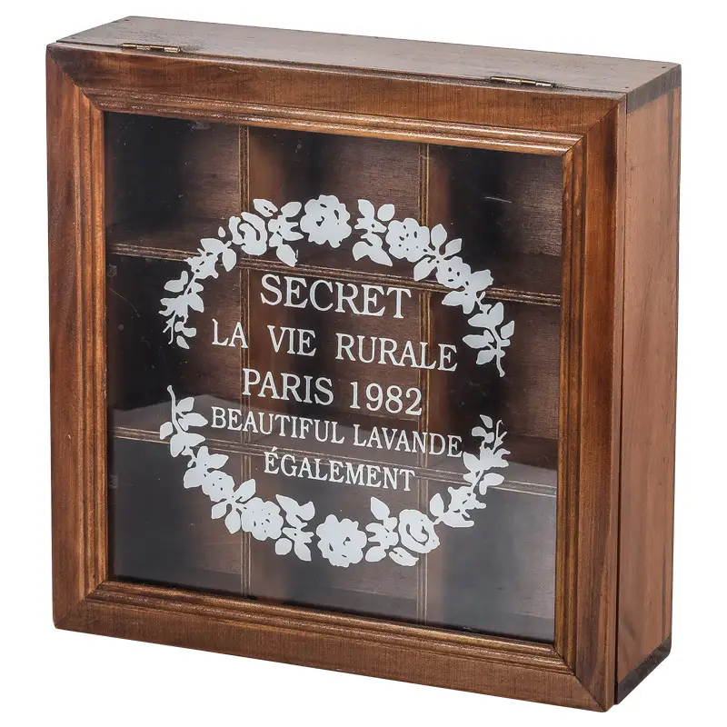 Small Wooden Jewelry Storage Box for Desktop Use - Image 6