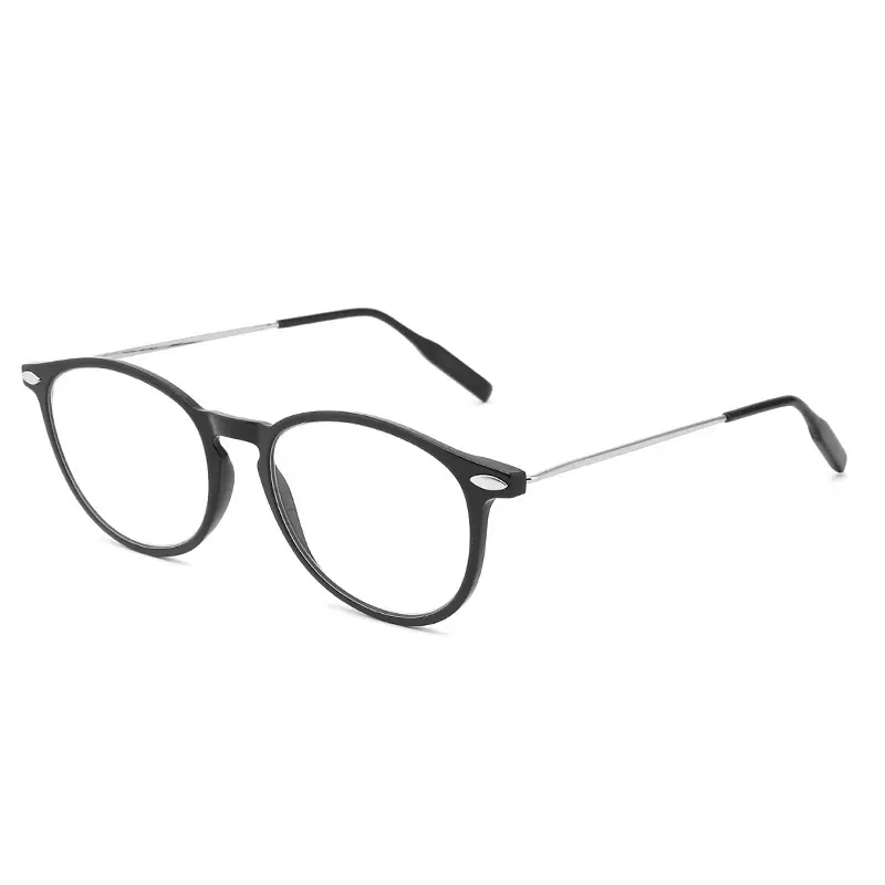Anti-Blue Light Flat Glasses for Presbyopia, Red, Tr90, Lightweight