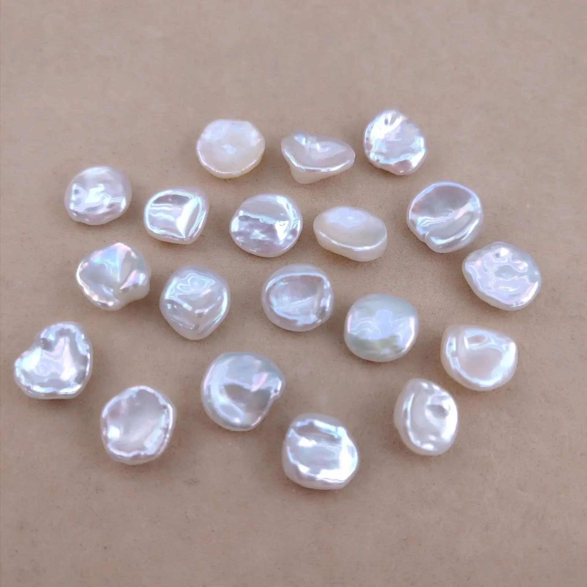 Natural Baroque Pearl Petal Shaped Semi-Finished Beads - Image 4