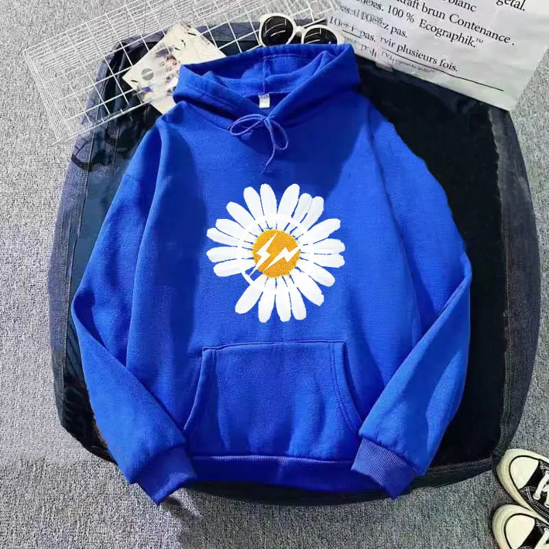 Green Daisy Hoodie for Women Fleece Lined 2025 — feature 4