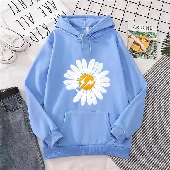 Green Daisy Hoodie for Women Fleece Lined 2025 — feature 8