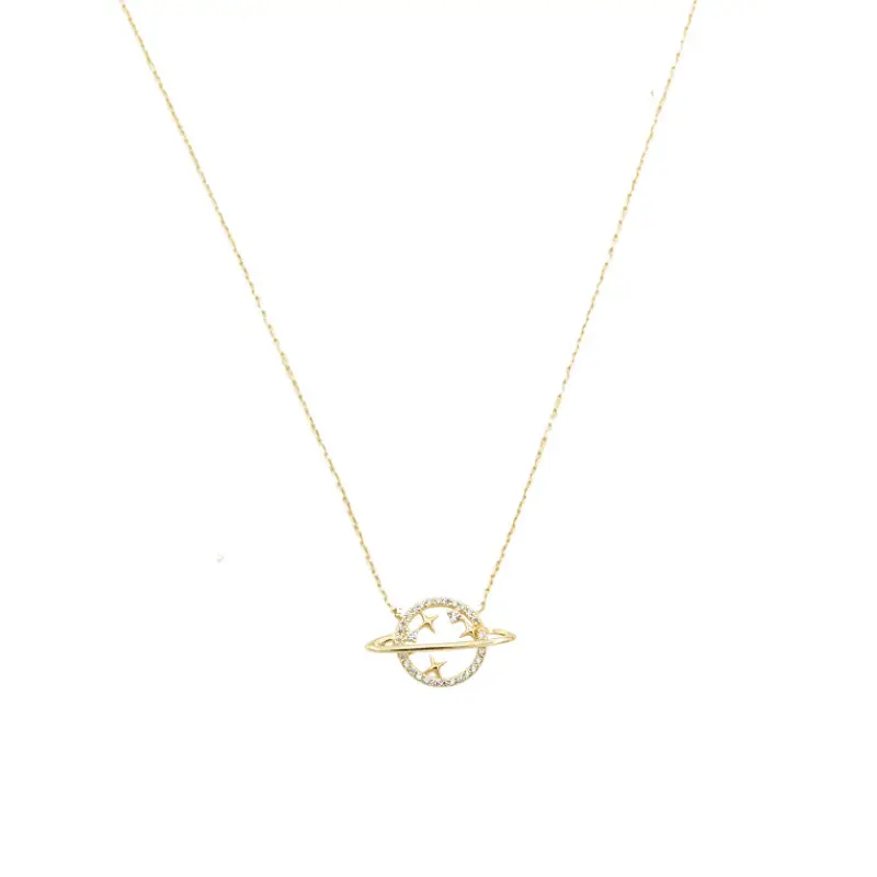 Silver Smiley Face Necklace for Women - Image 7