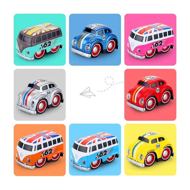 Blue Cartoon Car Toy for Kids