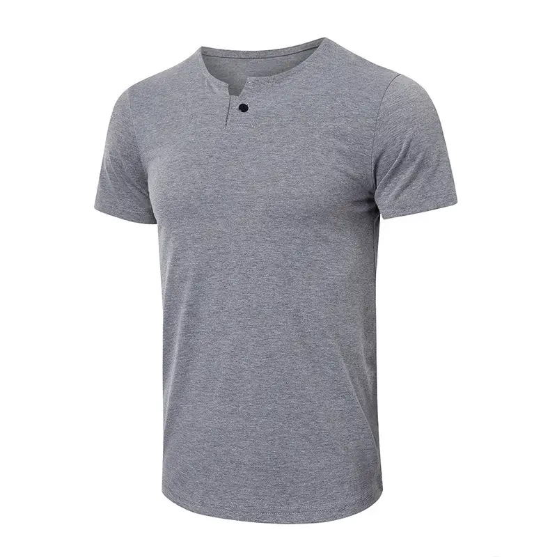 Men's Black Short Sleeve T-Shirt Large Size