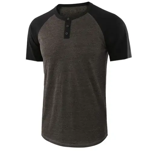 Men's Black Short Sleeve T-Shirt Large Size — feature 3