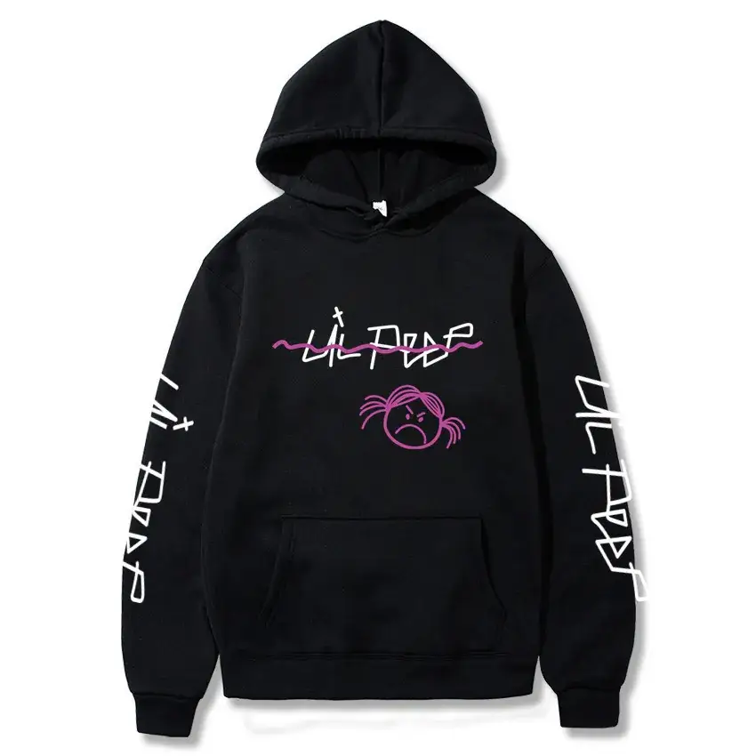 Men Printed Hoodie Lil Peep Yellow - Image 20