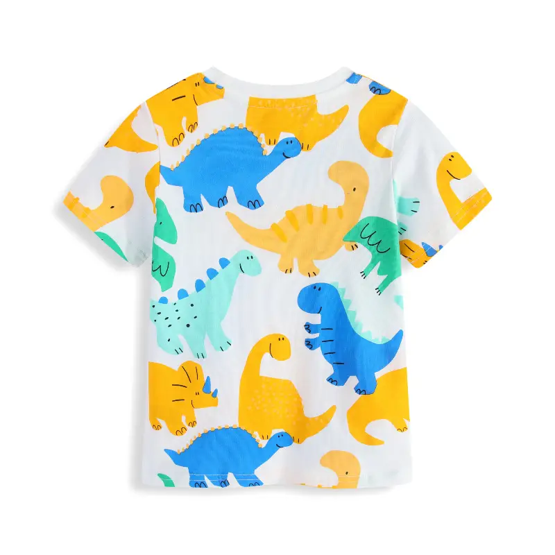 2026 Boys Dinosaur Cross Border T-Shirts - Image 2