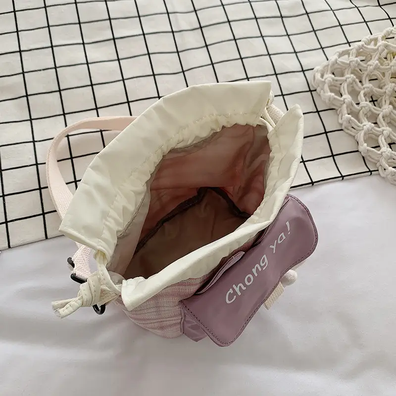 Cute Bunny Design Crossbody Bag for Women Purple - Image 6