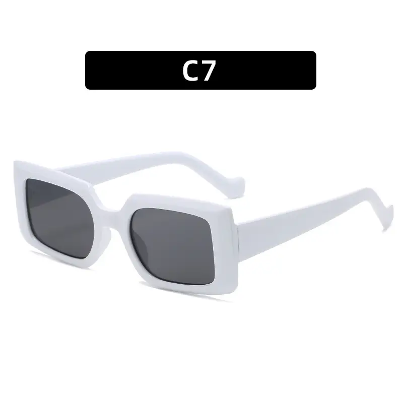 2021 New European American Square Sunglasses HDAMA Brown