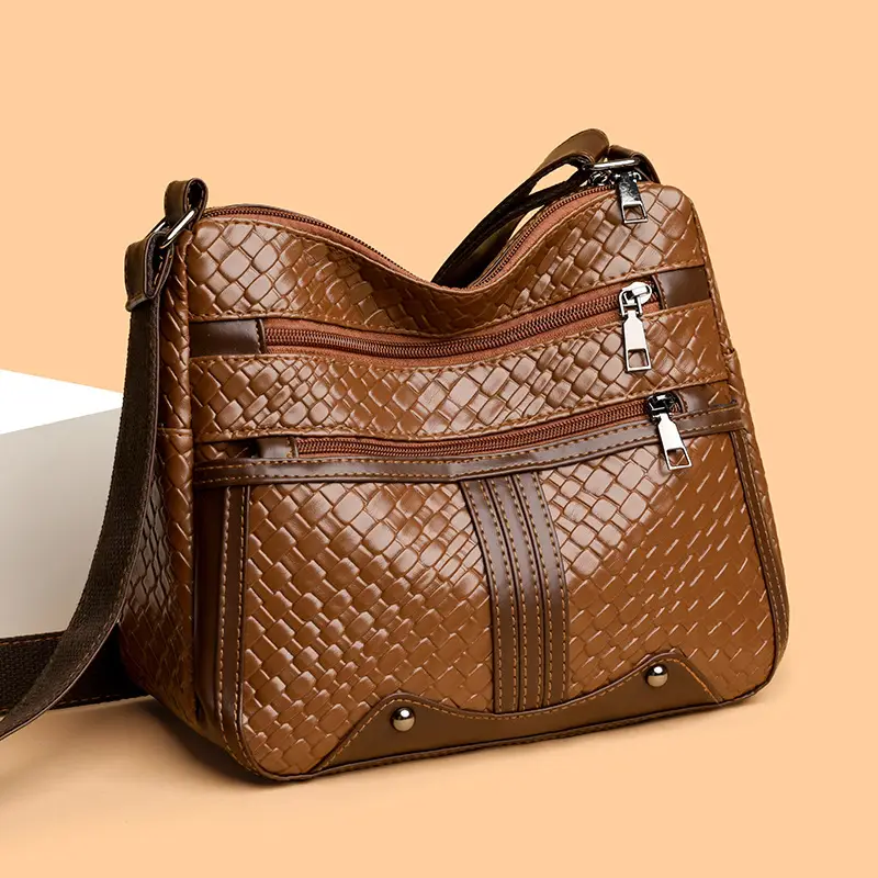 Women's Retro Crossbody Bag with Soft Leather Strap