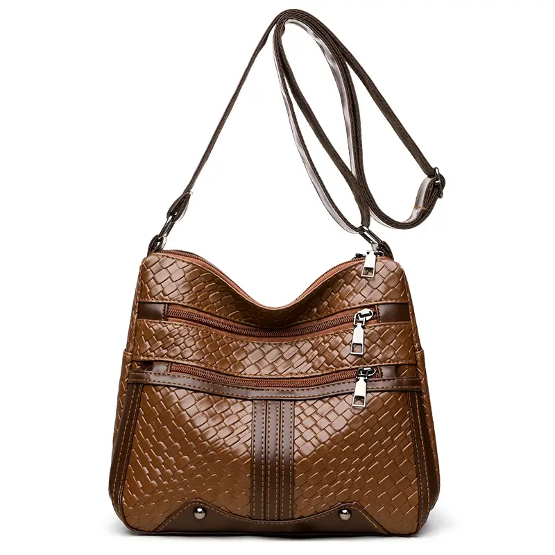 Women's Retro Crossbody Bag with Soft Leather Strap