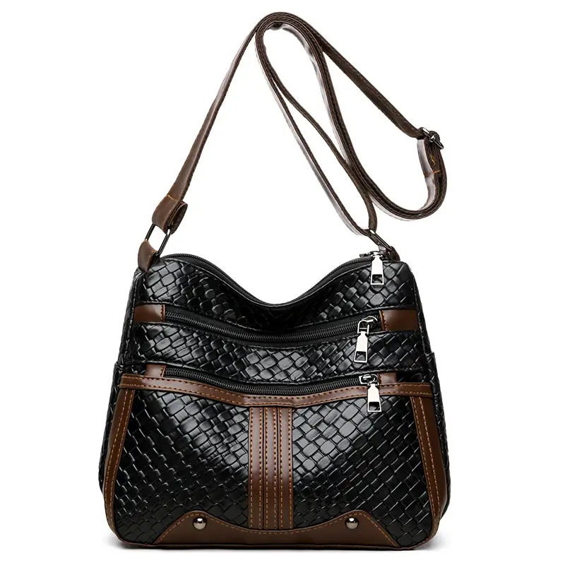 Women's Retro Crossbody Bag with Soft Leather Strap