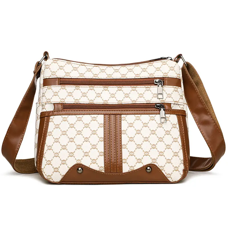 Women's Retro Crossbody Bag with Soft Leather Strap
