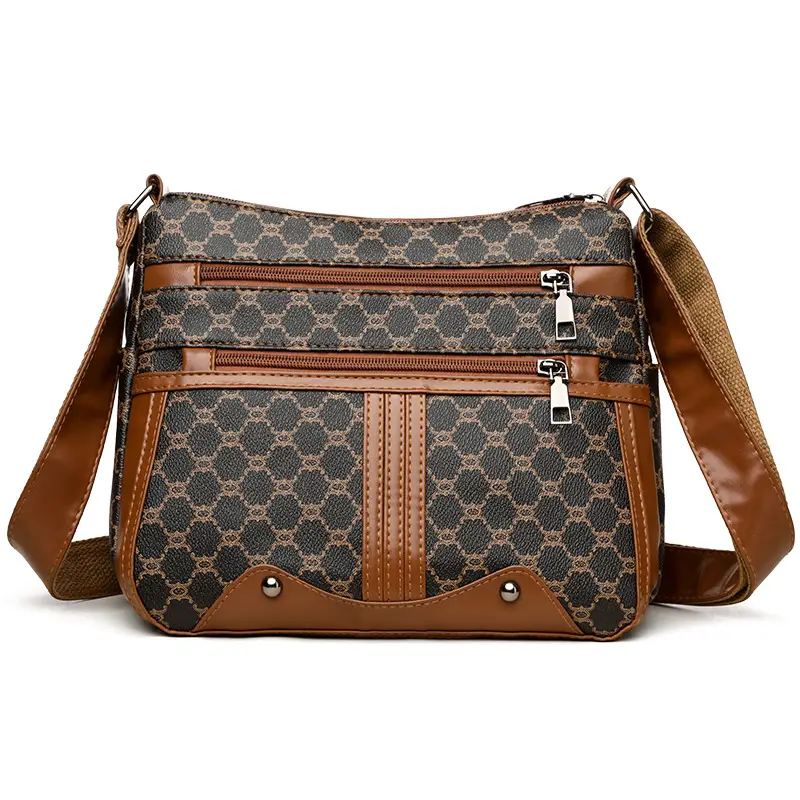 Women's Retro Crossbody Bag with Soft Leather Strap