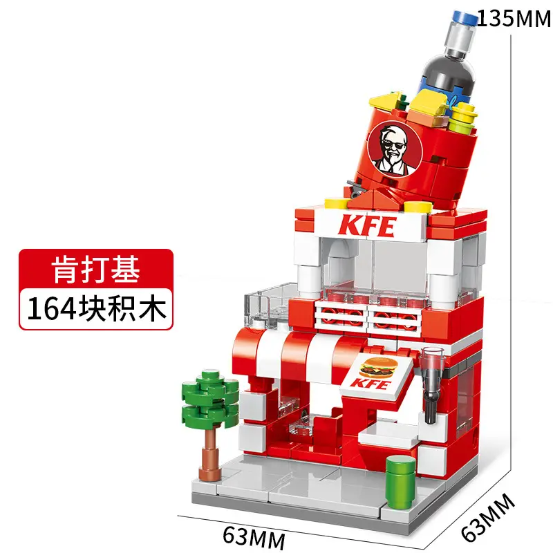 Lego Tower Set for Kids 164 Pcs Wooden Build - Image 10
