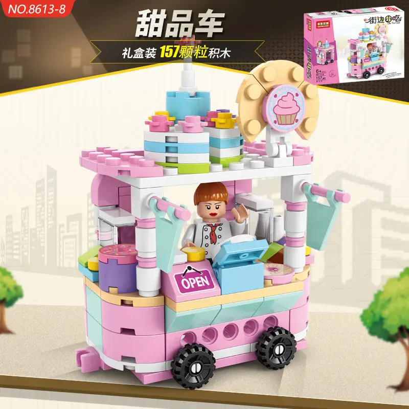 Lego Tower Set for Kids 164 Pcs Wooden Build - Image 5