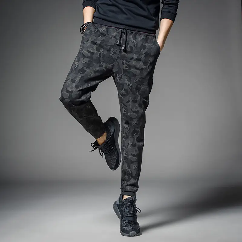 Men Fat Camoat Leg Pants Spring 200kg - Image 3