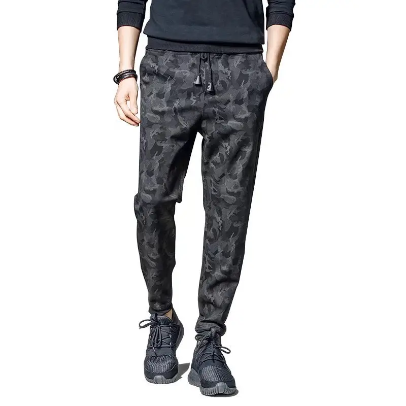Men Fat Camoat Leg Pants Spring 200kg - Image 5