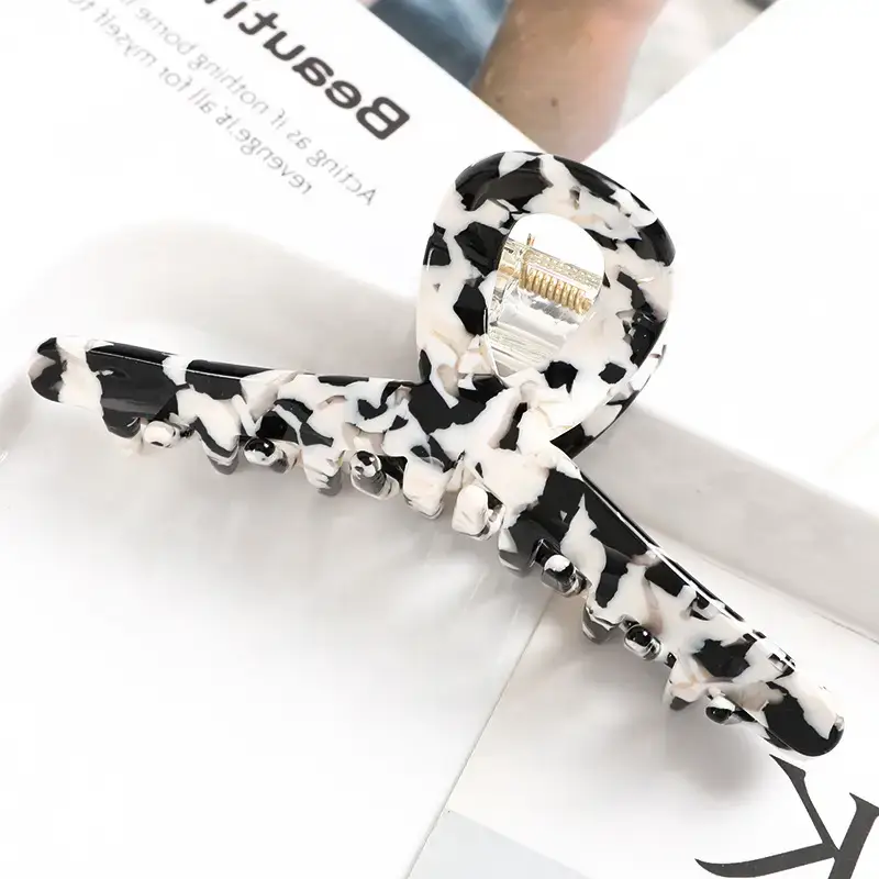 Korean Style Tortoise Tortue Hair Ponytail Clip for Women