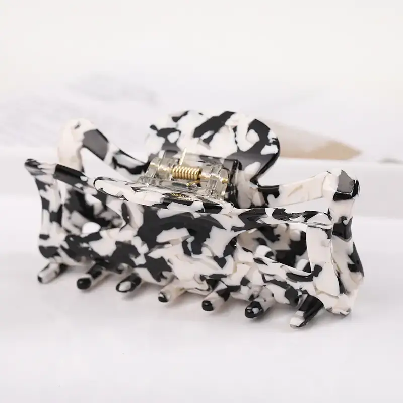 Korean Style Tortoise Tortue Hair Ponytail Clip for Women