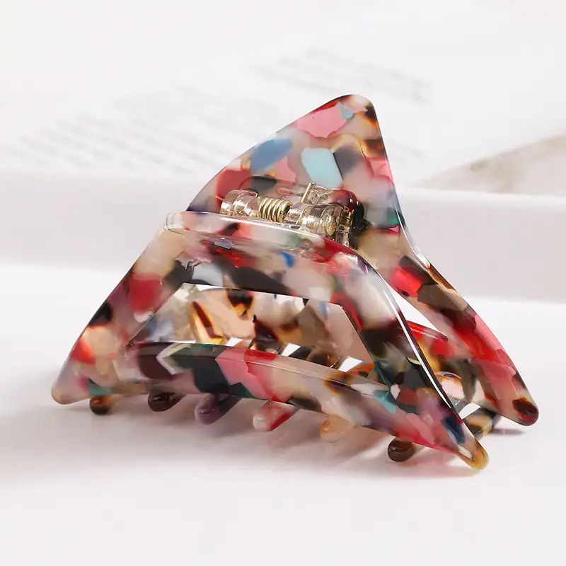 Korean Style Tortoise Tortue Hair Ponytail Clip for Women