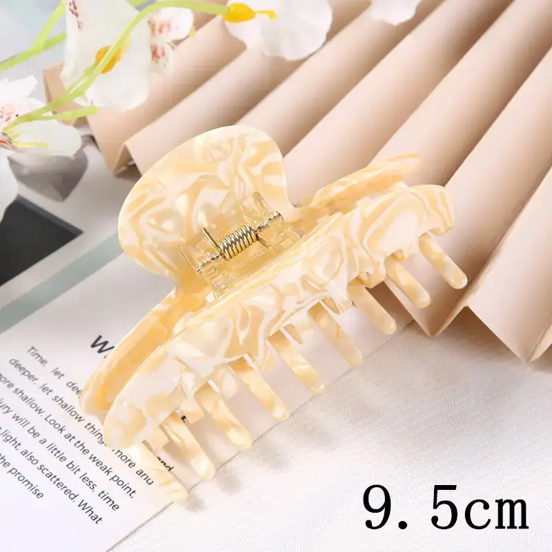 Korean Style Tortoise Tortue Hair Ponytail Clip for Women