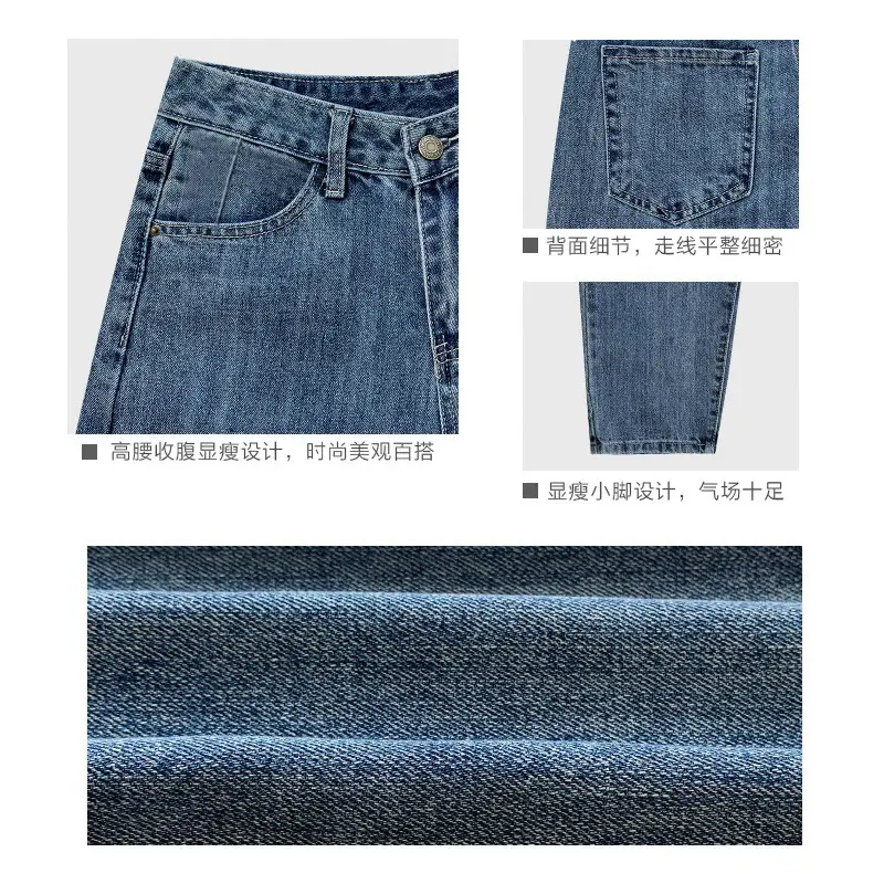 Women Fleece Lined Wide Leg Pants Autumn Winter
