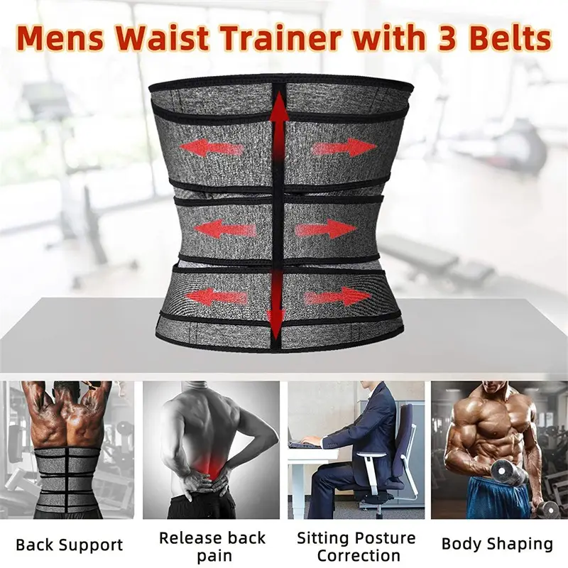 Men's European & American Sports Body Shaping Belt