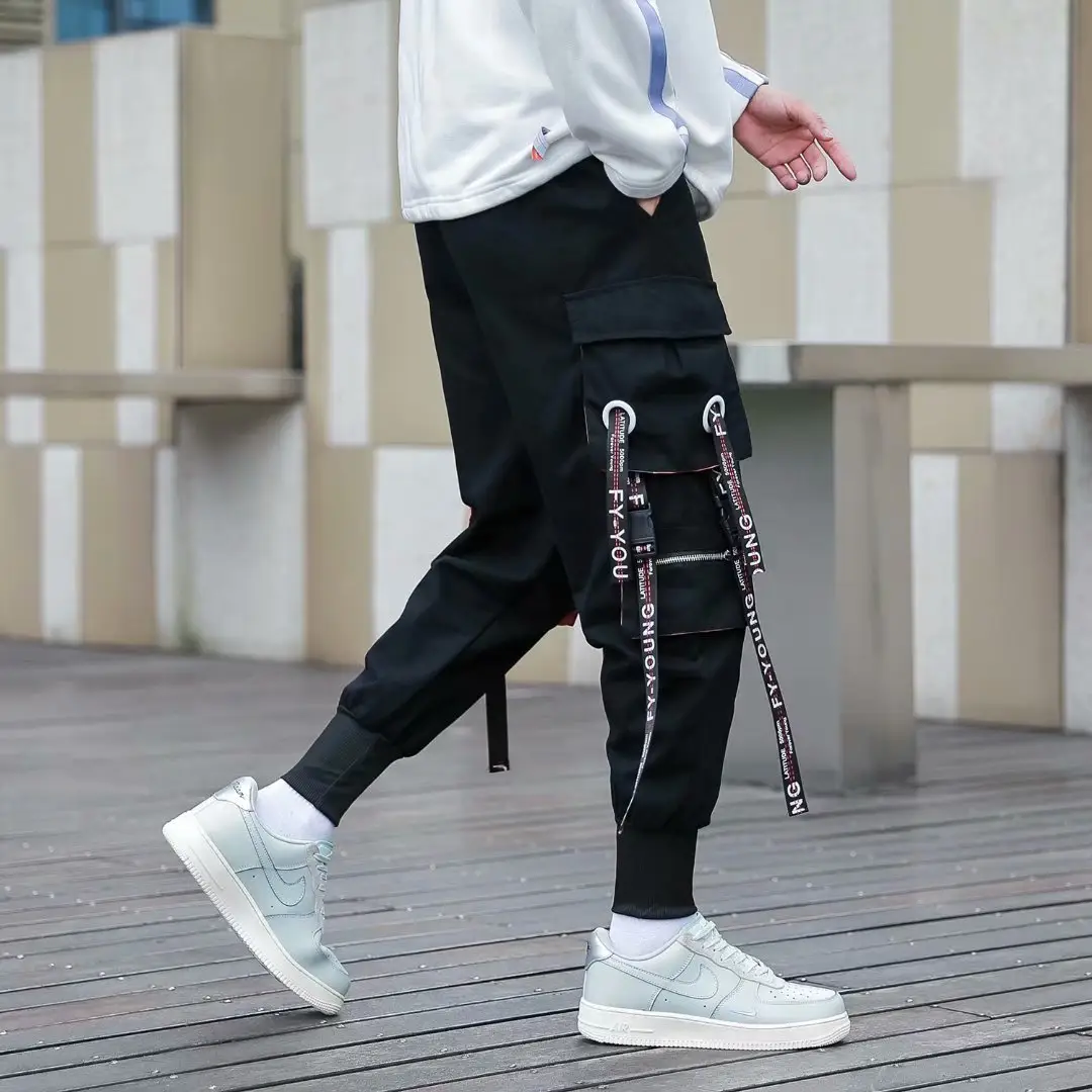 Men's Casual Korean Style Hip-hop Pants Large