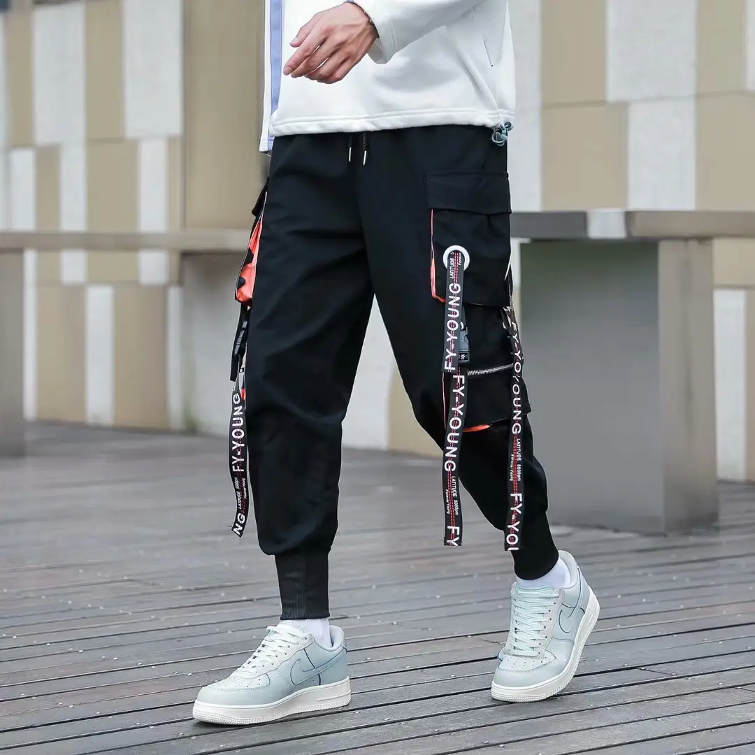 Men's Casual Korean Style Hip-hop Pants Large