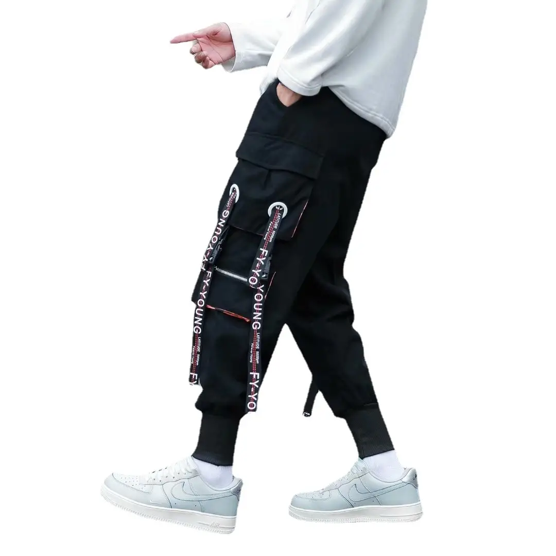 Men's Casual Korean Style Hip-hop Pants Large