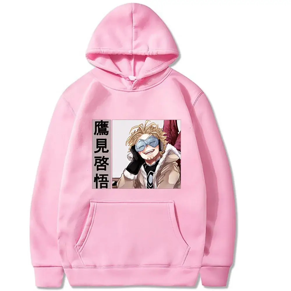 Men Anime Hoodie Black Cartoon Design - Image 12